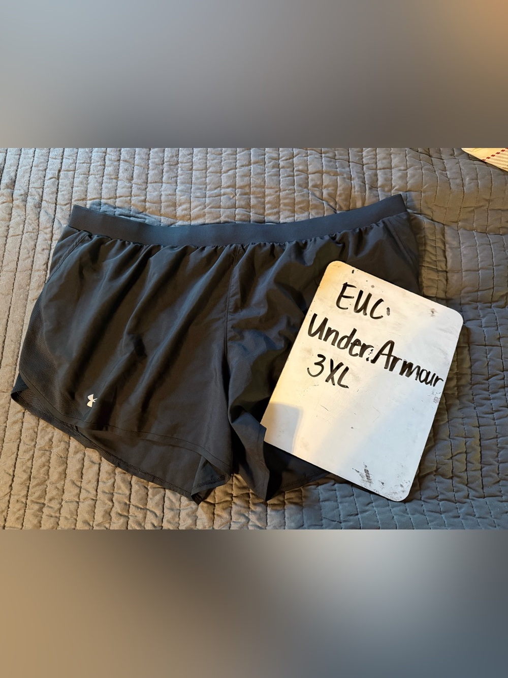 Under Armour black Performance Running Shorts
